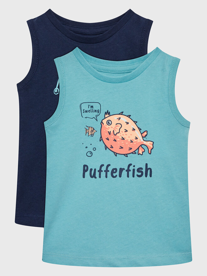 Zippy Zippy Σετ 2 T-Shirts ZBBAP0303 23017 Έγχρωμο Regular Fit