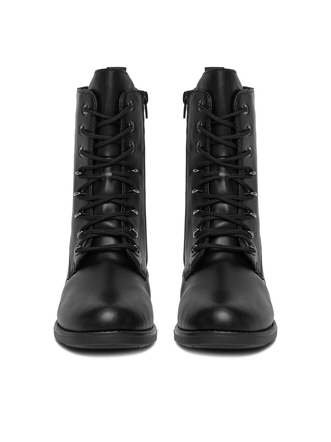 Rieker Schnürschuhe Rieker 75430-00 Schwarz
