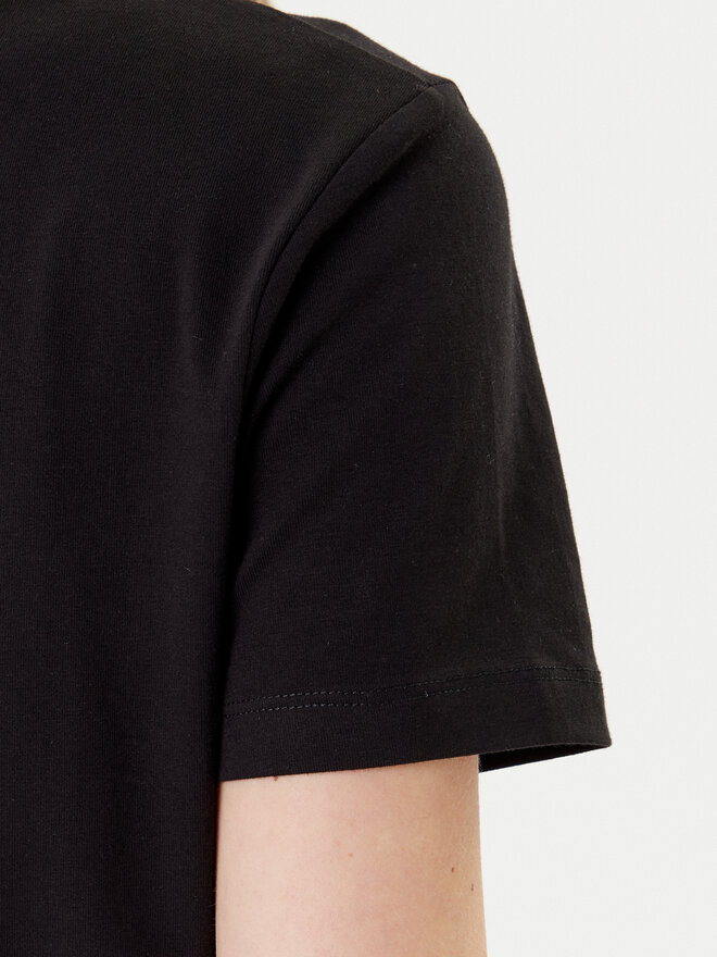 Guess Guess T-Shirt V5YI08 J1314 Μαύρο Regular Fit