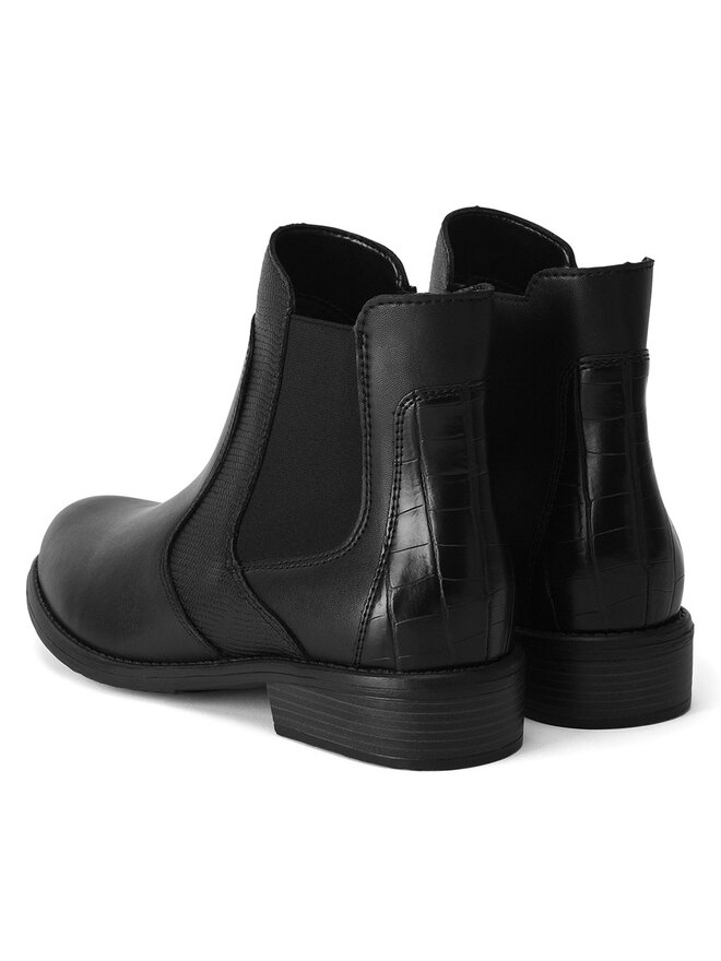 Remonte Botine Remonte D0F70-01 Negru