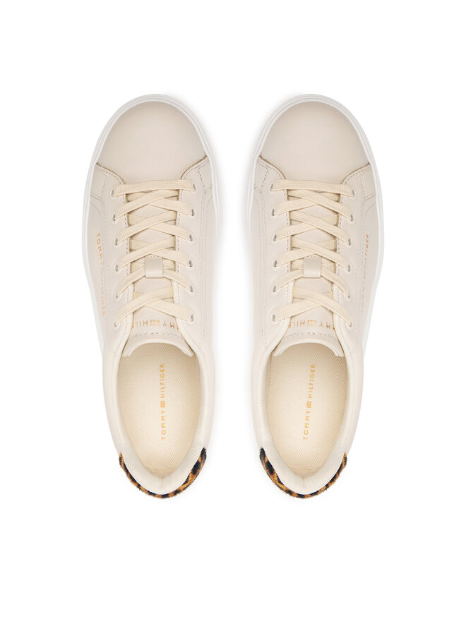 Tommy Hilfiger Sneakers Tommy Hilfiger Th Feminine Platform Cheetah FW0FW09693 Hellbeige