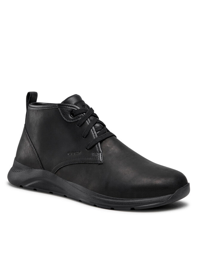 Geox Schnürschuhe Geox U Damiano G U16ANG 00043 C9999 Schwarz