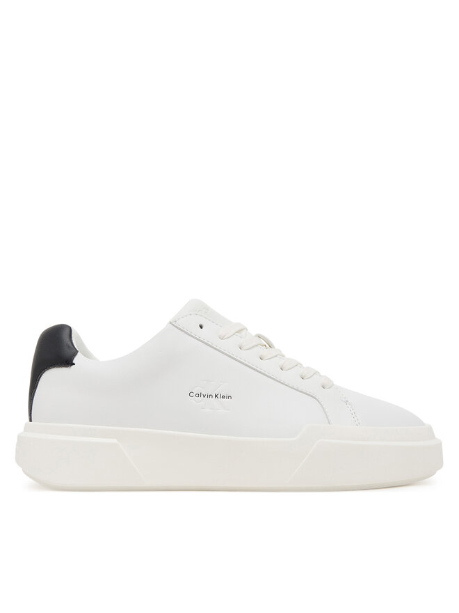 Calvin Klein Сникърси Calvin Klein Chunky Cupsole Laceup Lth Wn YW0YW01947 Бял