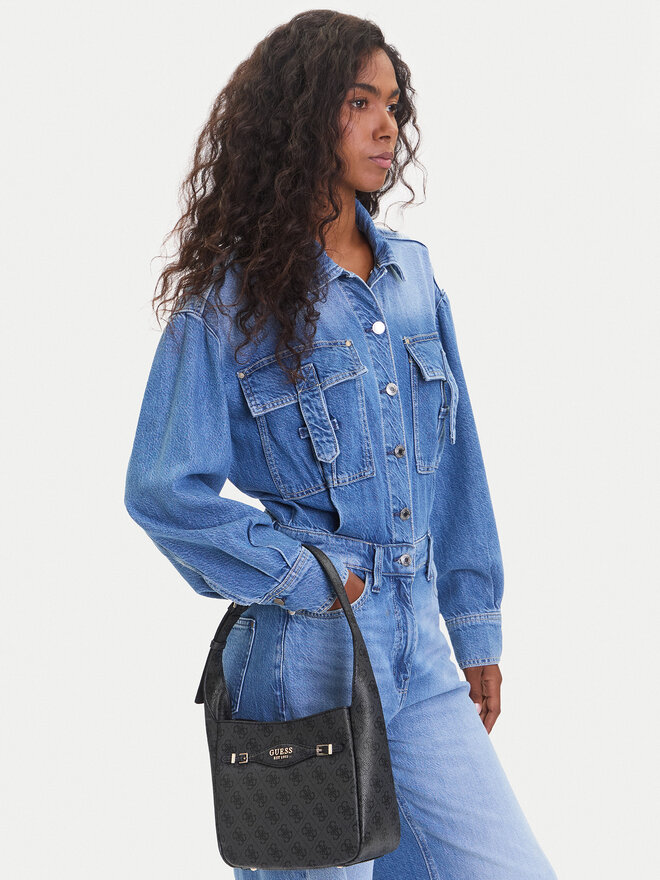 Guess Дамска чанта Guess Katya HWSG96 52010 Сив