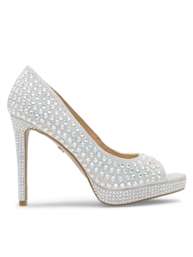 Nine West Szpilki Nine West MAIRA SY8020-9NW Srebrny