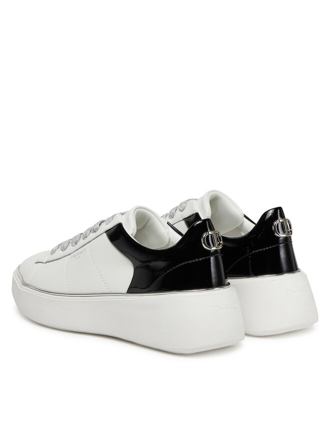 TWINSET Снікерcи TWINSET 251TCP042 Білий