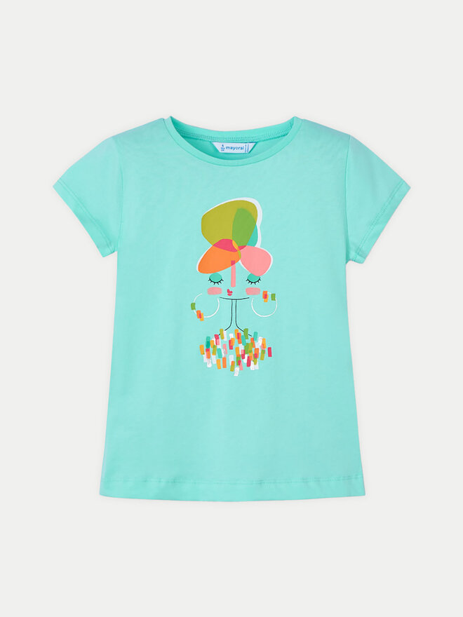 Mayoral Mayoral Camiseta 3014 Verde Regular Fit