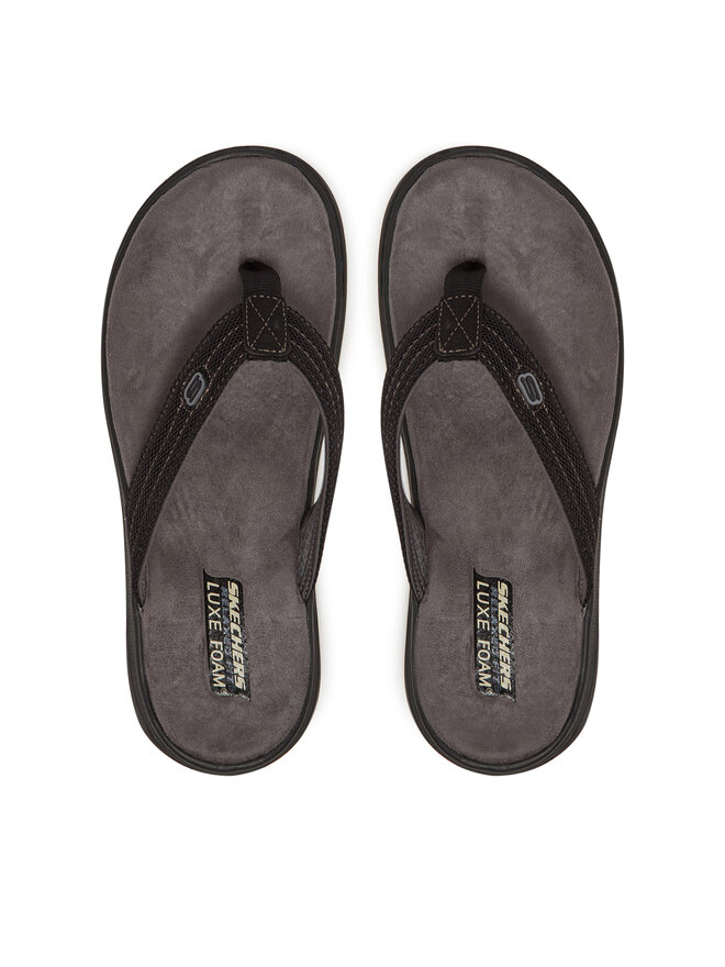 Skechers Čības uz pirksta Skechers Proven Sd-Baylis 204577/BLK Melns