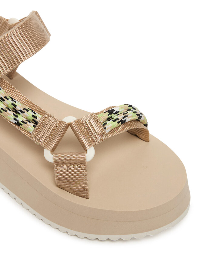 Tommy Jeans Sandalen Tommy Jeans Tjw Eva Rope Sandal EN0EN02970 Beige
