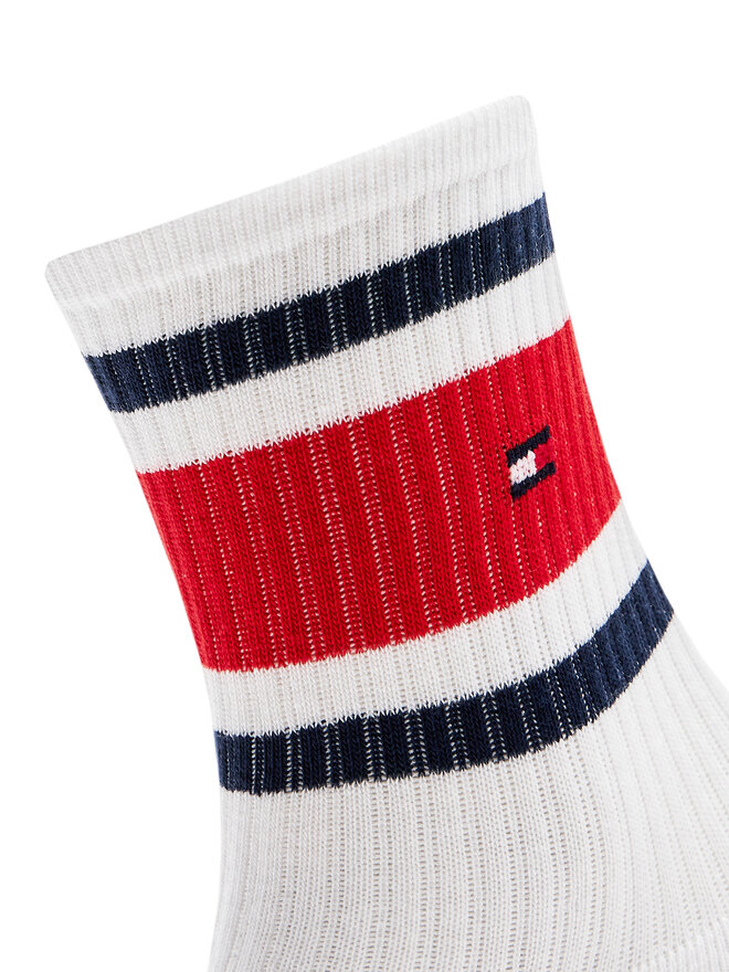 Tommy Hilfiger Sada 2 párů dětských vysokých ponožek Tommy Hilfiger 701229942 Tmavomodrá