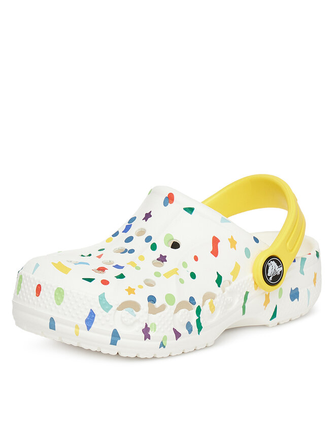 Crocs Klapki Crocs BAYA SEASONAL PRINTED CG K 209728-94S Biały