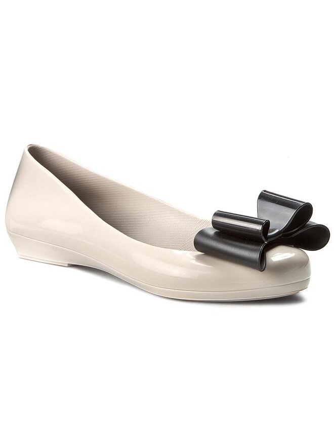Baleriny Zaxy Pop Bow Fem 81998 Beżowy | eobuwie.com.pl