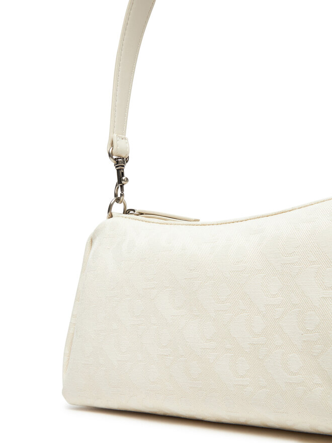 Calvin Klein Jeans Handtasche Calvin Klein Jeans Ckj Monogram Drop Sm Shoulder Ba LV04K3142G Creme
