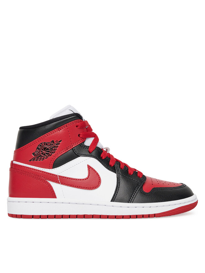 Nike Sneakersy Nike Wmns Air Jordan 1 Mid BQ6472 079 Czerwony
