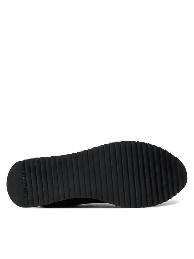 Calvin Klein Sneakers Calvin Klein Low Top Lace Up Lth Hf HM0HM01553 Schwarz