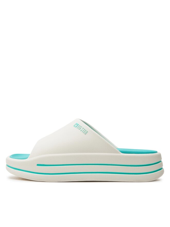 Big Star Shoes Klapki Big Star Shoes NN274A038 Biały
