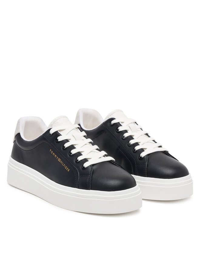 Tommy Hilfiger Sneakers Tommy Hilfiger Th Feminine Platform Monogram FW0FW09594 Schwarz