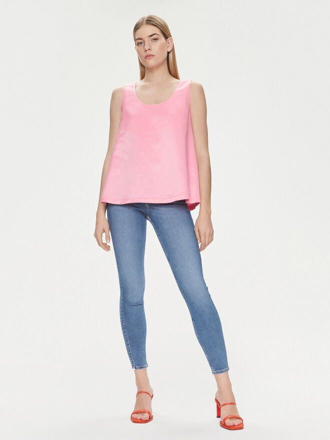 United Colors Of Benetton United Colors Of Benetton Felső 5XONDQ06Z Rózsaszín Relaxed Fit
