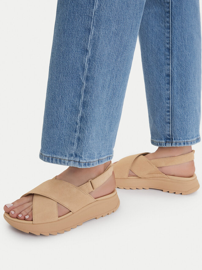 Clarks Босоніжки Clarks DashLite Wish 26185883 Бежевий