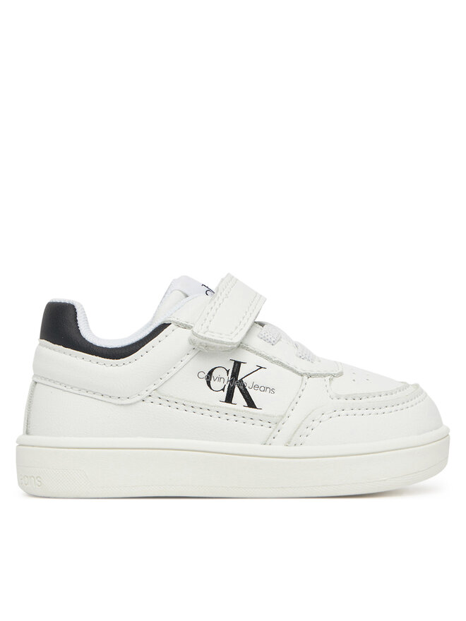 Calvin Klein Jeans Sneakersy Calvin Klein Jeans Low Cut Lace-Up/ Velcro Sneaker V1X9-82077-1355 M Biały