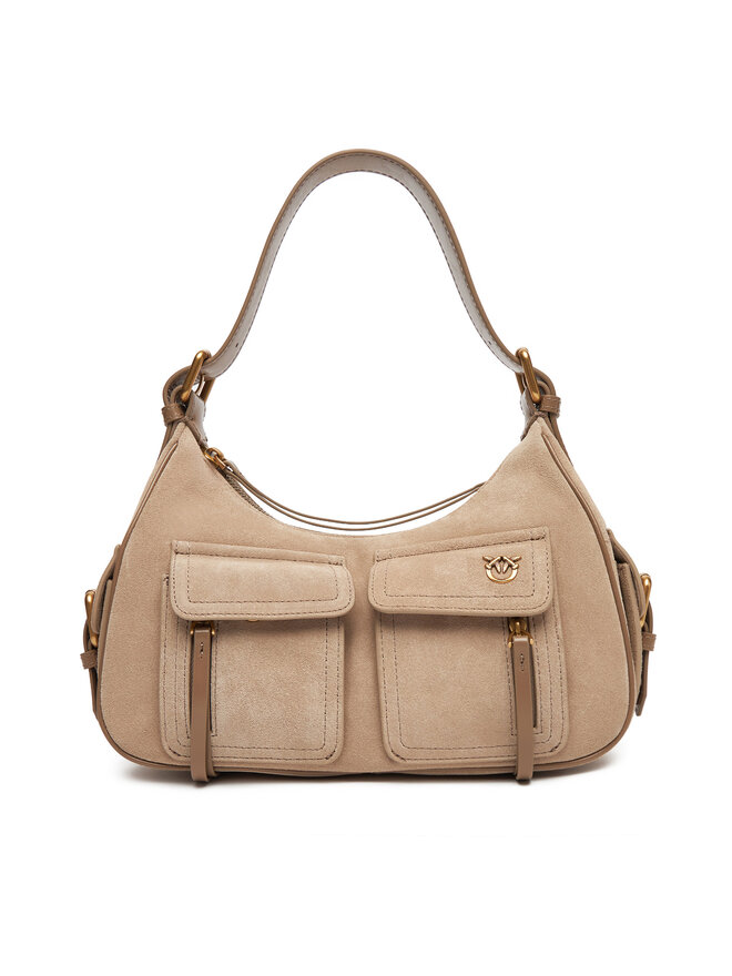 PINKO Kabelka PINKO Cargo Bag Classic PE 25 PLTT 102794 A29N Béžová