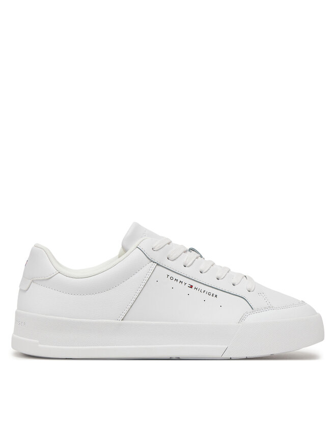 Tommy Hilfiger Αθλητικά Tommy Hilfiger Th Court Mix Lth FM0FM05489 Λευκό