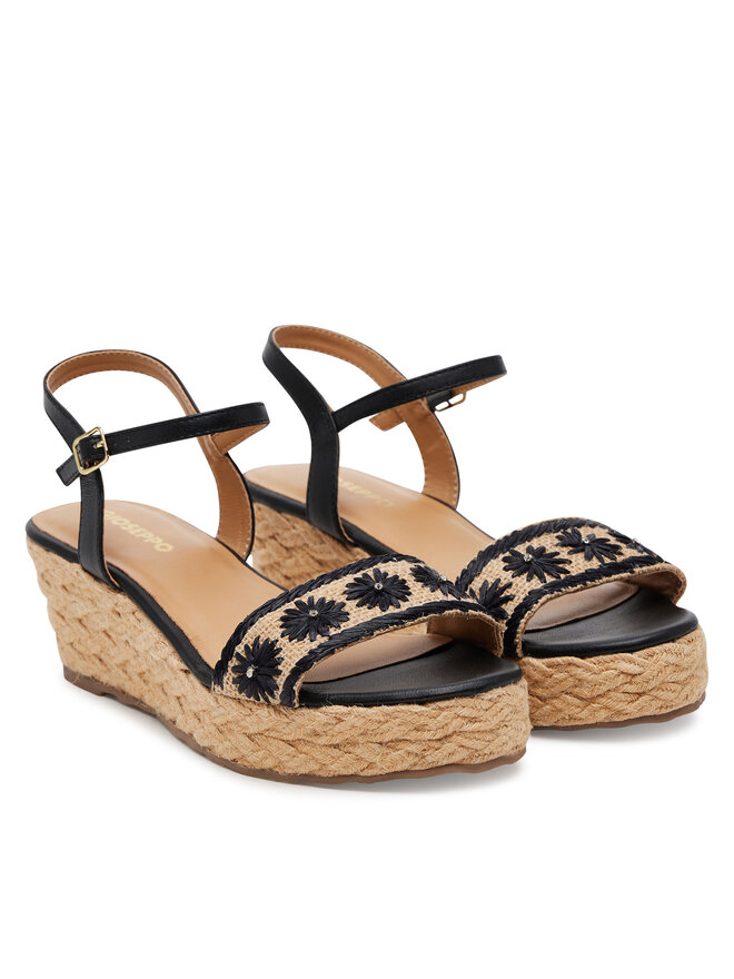 Gioseppo Espadryle Gioseppo Candia 74863-P Czarny