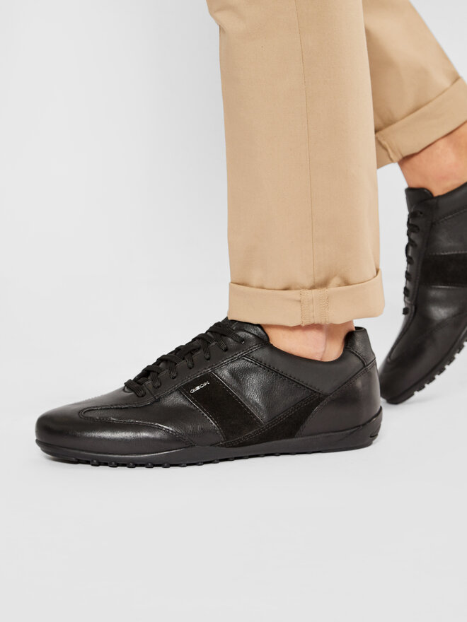 Geox Sneakersy Geox U Wells A U74T5A 085ME C9999 Čierna