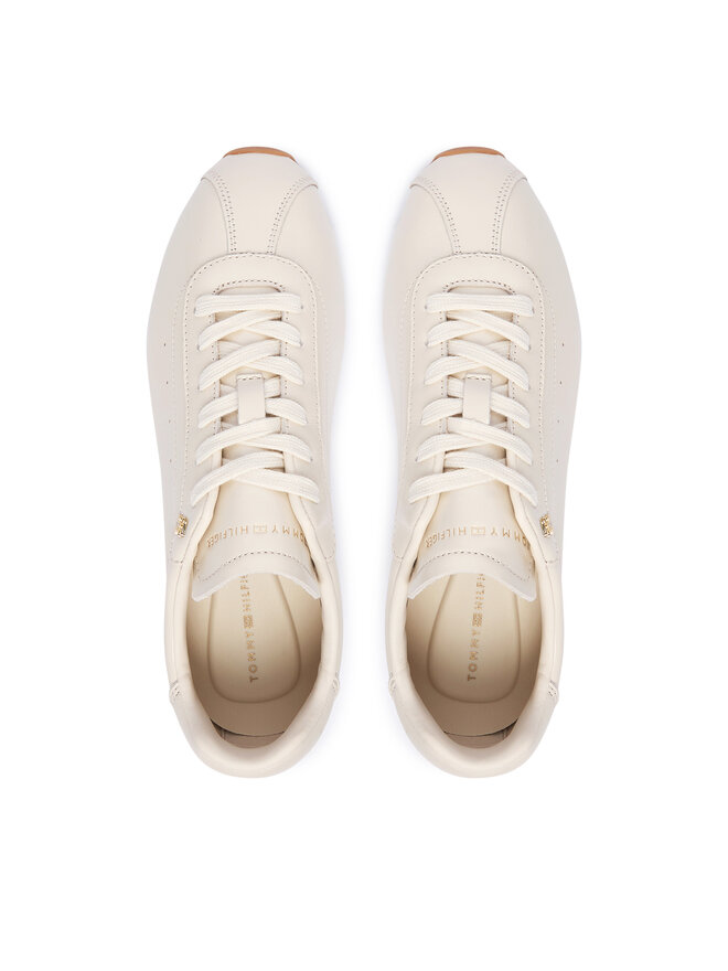 Tommy Hilfiger Sneakers Tommy Hilfiger Bella Sneaker Leather FW0FW09495 Creme
