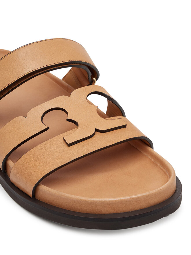 Tory Burch Шльопанці Tory Burch Ines Sport 168791 Коричневий