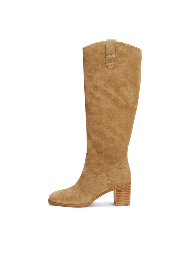 LAUREN RALPH LAUREN Kozačky Lauren Ralph Lauren 802942520001 Hnědá