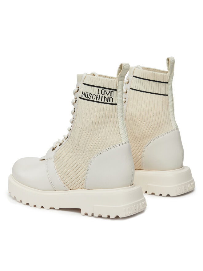 LOVE MOSCHINO Μποτάκια LOVE MOSCHINO JA24324G0HIY612A Λευκό