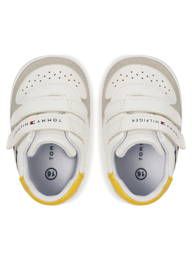 Tommy Hilfiger Zapatillas Tommy Hilfiger Flag Low Sneaker T0B9-33830-1755 Blanco