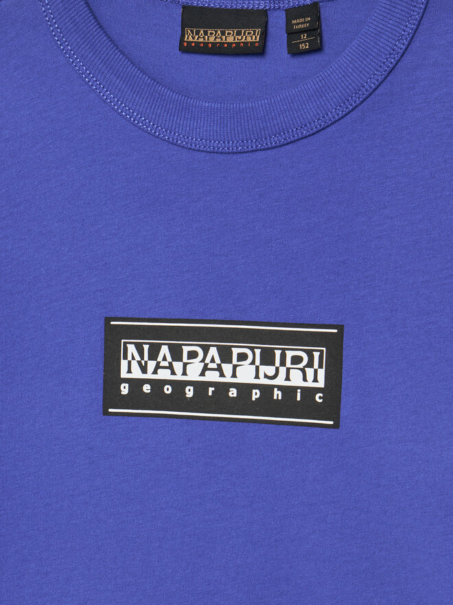 Napapijri Napapijri Marškinėliai S-Chamois NP0A4HYL D Mėlyna Regular Fit