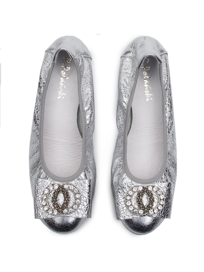 R.Polański Ballerinas R.Polański 0943 Silberfarben