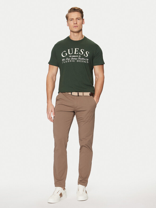 Guess Guess Camiseta M5RI43 K9RM1 Verde Regular Fit
