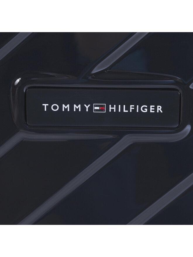 Tommy Hilfiger Velik kovček Tommy Hilfiger Tommy Corporate Case 28 AU0AU01062 Črna
