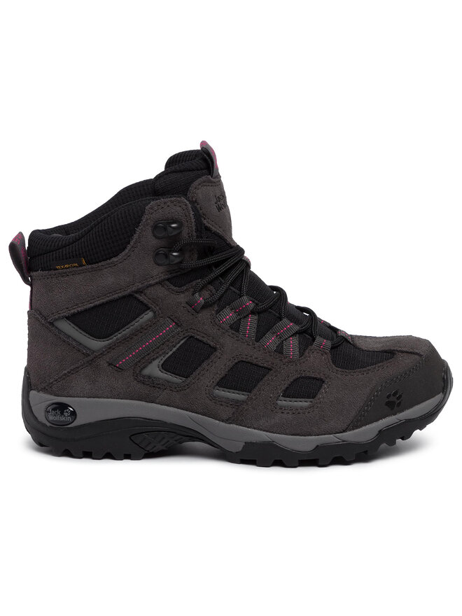 Jack Wolfskin Pārgājienu apavi Jack Wolfskin Vojo Hike 2 Texapore Mid W 4032381 Pelēks