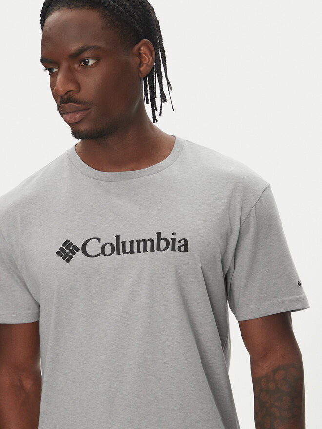 Columbia Columbia Marškinėliai CSC Basic Logo EM2180 Pilka Regular Fit