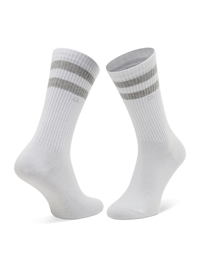 Calvin Klein Súprava 2 párov vysokých pánskych ponožiek Calvin Klein 701218711 Biela