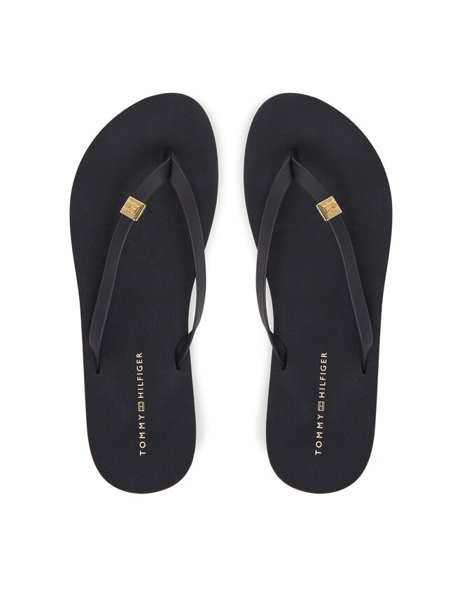 Tommy Hilfiger Flip flop Tommy Hilfiger Elevated Chic Beach Sandal FW0FW08523 Bleumarin