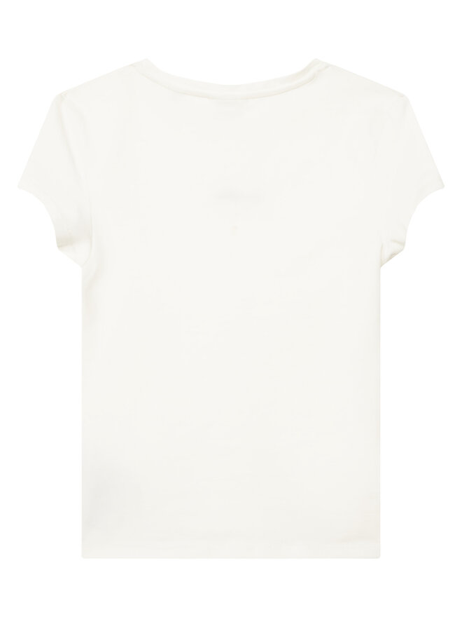 Guess Guess T-Shirt V6YI01 K4258 Creme Slim Fit