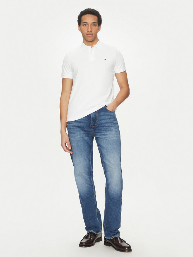 Tommy Hilfiger Tommy Hilfiger Poloshirt Essential MW0MW35585 Weiß Regular Fit