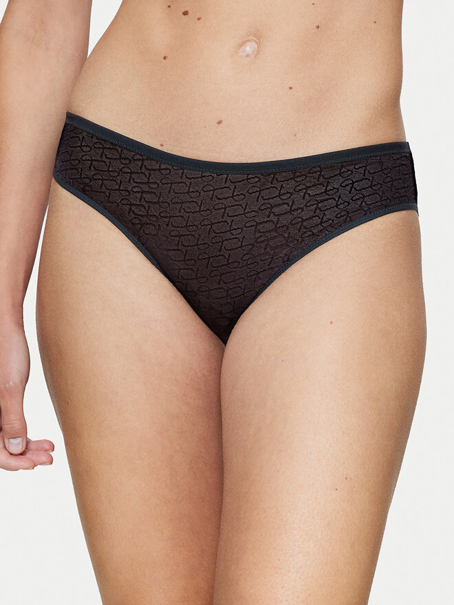 Triumph Triumph Klasične spodnje hlačke Signature Sheer 10222554 Črna