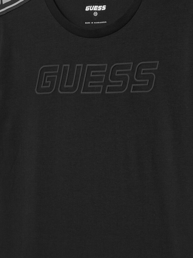 Guess Guess Marškinėliai L4YI50 J1314 Juoda Regular Fit