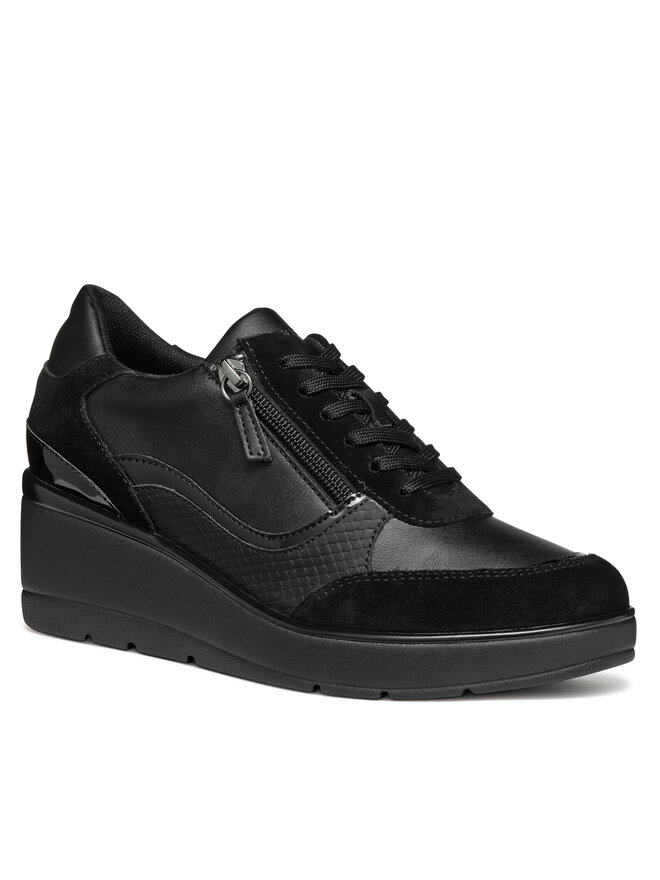 Geox Sneakersy Geox D Ilde D46RAA 05422 C9999 Čierna