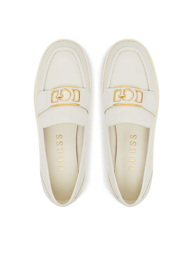 Guess Loafers Guess FLPSHU LEA14 Écru