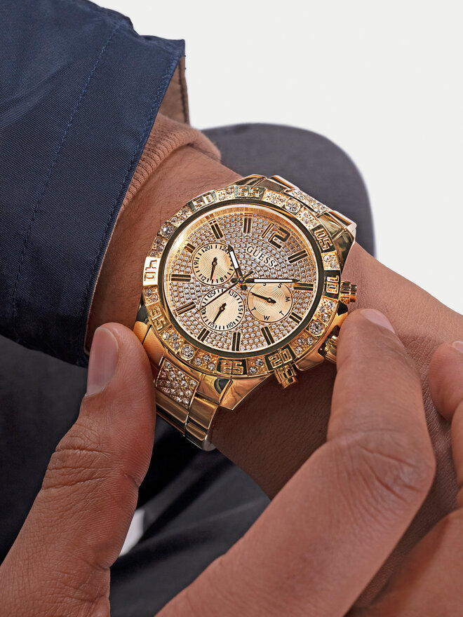 Guess Zegarek Guess GW0796G2 Złoty