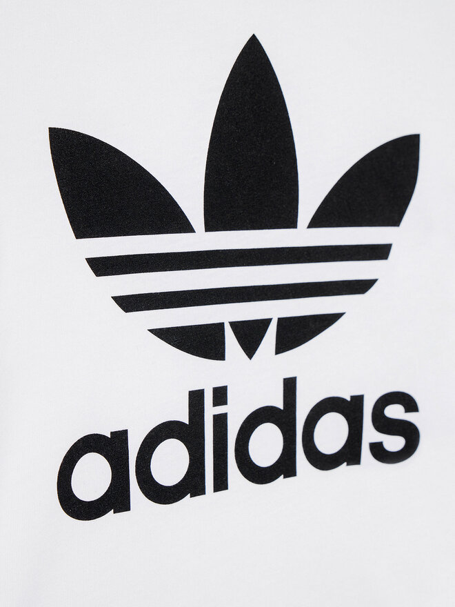 adidas adidas Футболка adicolor Trefoil H25246 Білий Regular Fit