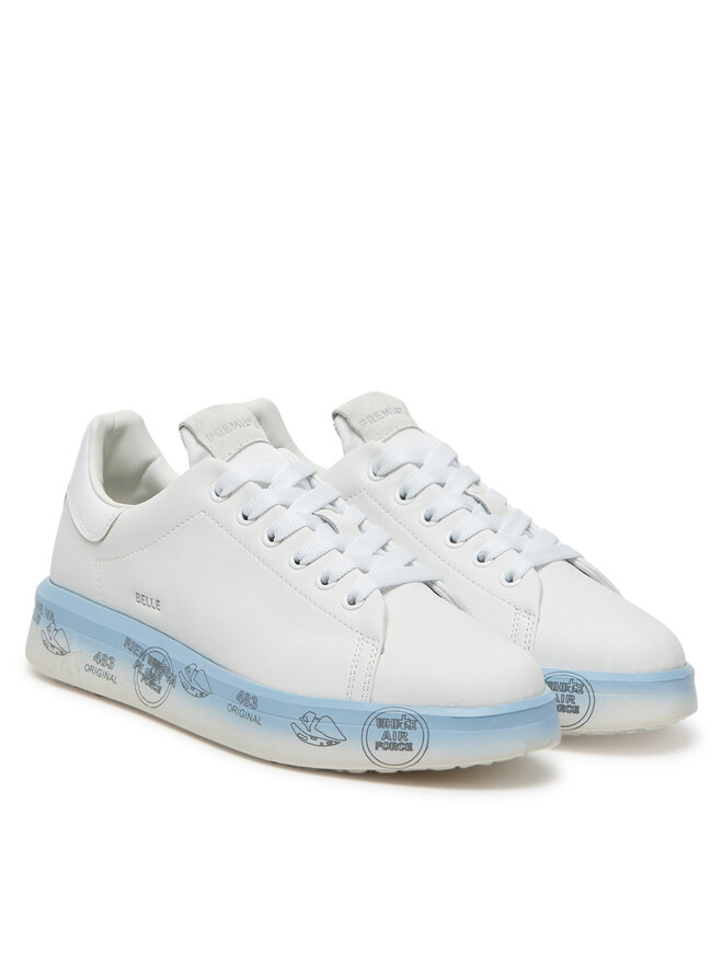 Premiata Сникърси Premiata Belle Var 7449 Бял